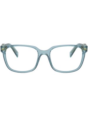 Prada Eyewear lunettes de vue à monture carrée - Bleu