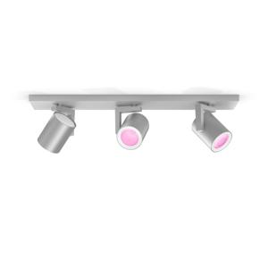 Philips Opbouwspot Hue Argenta - White and color 3-lichts zilvergrijs 915005762501