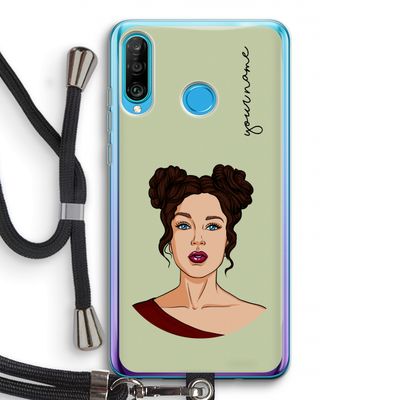 Pop-Art Creator: Huawei P30 Lite Transparant Hoesje met koord