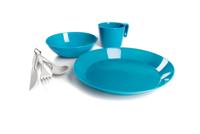 GSI Outdoors Cascadian 1 Person Table Set Servies Lichtblauw GSI Outdoors Cascadian 1 Person Table Set Servies Lichtblauw
