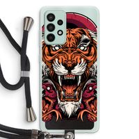 Tiger and Rattlesnakes: Samsung Galaxy A52s 5G Transparant Hoesje met koord