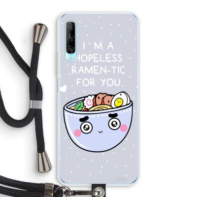 I'm A Hopeless Ramen-Tic For You: Huawei P Smart Pro Transparant Hoesje met koord