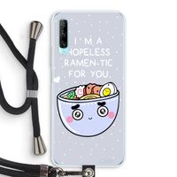 I'm A Hopeless Ramen-Tic For You: Huawei P Smart Pro Transparant Hoesje met koord