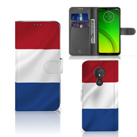 Motorola Moto G7 Power Bookstyle Case Nederlandse Vlag
