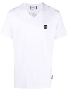 Philipp Plein t-shirt Gothic Plein à col rond - Blanc