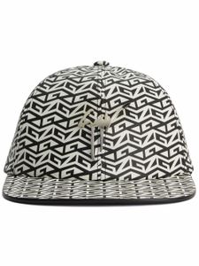 Giuseppe Zanotti casquette Cohen à motif monogrammé - Noir