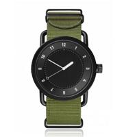Retro Herenhorloge van LGT JWLS met Nylon Canvas Band Groen Retro Herenhorloge van LGT JWLS met Nylon Canvas Band Groen