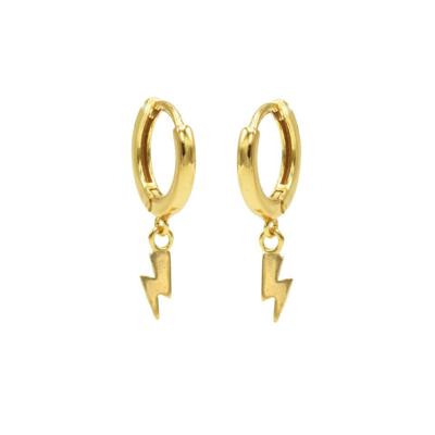 Karma Oorringen Hinged Hoops Lightning Goud