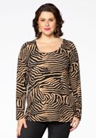Yoek Shirt relax | Bruin | Maat 50/52 Yoek Shirt relax | Bruin | Maat 50/52