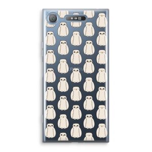 Uilen: Sony Xperia XZ1 Transparant Hoesje