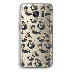 Zeemeermin: Samsung Galaxy S7 Transparant Hoesje