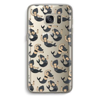 Zeemeermin: Samsung Galaxy S7 Transparant Hoesje