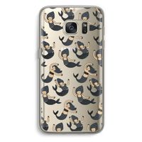 Zeemeermin: Samsung Galaxy S7 Transparant Hoesje