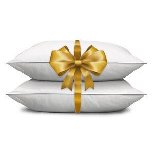 2-Pack Haluta Master - Microvezel Classic Hoofdkussen - 60 x 70 x 10 cm