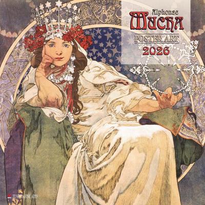 Alphonse Mucha Kalender 2026
