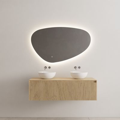 Onderkast Gliss Design Timotheus 120 CM Incl. Topplaat Castle Brown