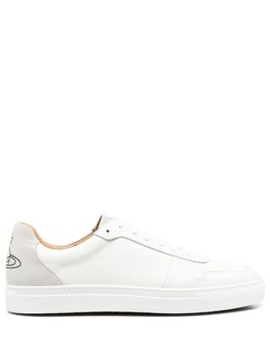 Vivienne Westwood baskets en cuir à logo imprimé - Blanc