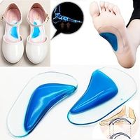 2 Stks/paar Professionele Arch Orthopedische Ondersteuning Binnenzool Voet Plaat Flatfoot Corrector Schoen Kussen Voetverzorging Insert Inlegzolen Siliconengel Lightinthebox