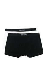 TOM FORD boxer à bande logo - Noir