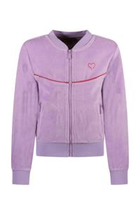 MAYCE Meisjes velvet vest - Lilac