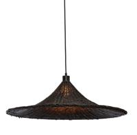 Hanglamp Borabora - Rotan Zwart - Ã˜70cm