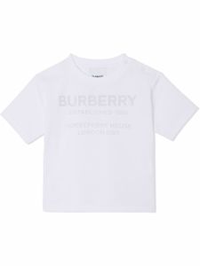Burberry Kids t-shirt à imprimé Horseferry - Blanc