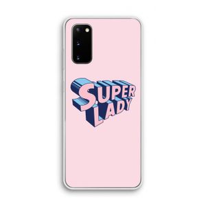 Superlady: Samsung Galaxy S20 Transparant Hoesje