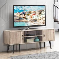 TV-standaard voor TV's tot 60 Inch Televisietafel met Open Plan Dressoir Woonkamerkast voor Woonkamer en Slaapkamer 147 x 39,5 x 61 cm