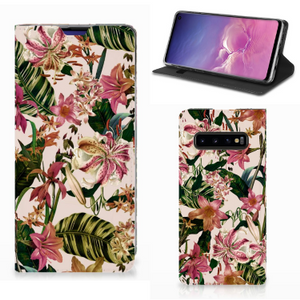 Samsung Galaxy S10 Smart Cover Flowers