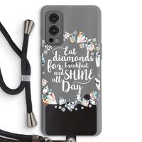 Diamonds: OnePlus Nord 2 5G Transparant Hoesje met koord