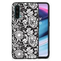 OnePlus Nord CE 5G Bloemen Hoesje Black Flowers