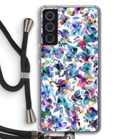 Hibiscus Flowers: Samsung Galaxy S21 FE Transparant Hoesje met koord