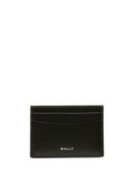 Bally portefeuille en cuir à logo imprimé - Noir