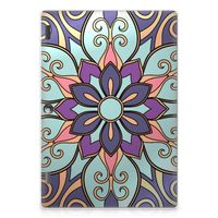 Lenovo Tab 10 | Tab 2 A10-30 Siliconen Hoesje Purple Flower - thumbnail