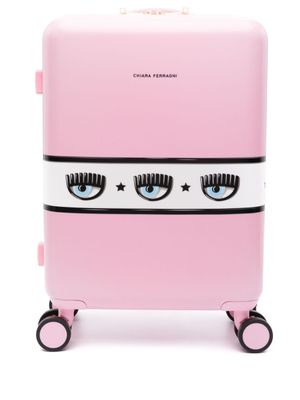 Chiara Ferragni sac de voyage à motif Logomania Eyelike - Rose