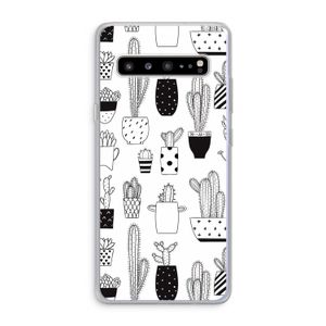 Cactusmotief: Samsung Galaxy S10 5G Transparant Hoesje