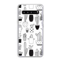 Cactusmotief: Samsung Galaxy S10 5G Transparant Hoesje