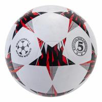 Engelhart Rubberen straat voetbal maat 5 rood wit met sterren Engelhart Rubberen straat voetbal maat 5 rood wit met sterren