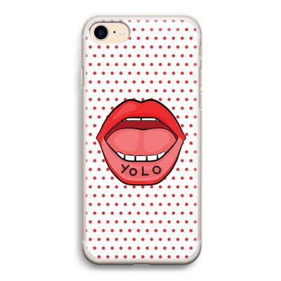 Yolo Denise: iPhone 7 Transparant Hoesje