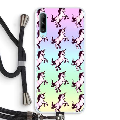 Musketon Unicorn: Huawei P Smart Pro Transparant Hoesje met koord