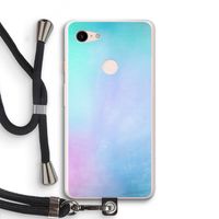 mist pastel: Pixel 3 XL Transparant Hoesje met koord