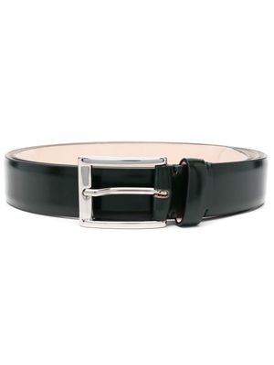 Maison Margiela ceinture en cuir à boucle - Vert