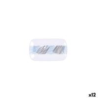 Dienblad Quid Chicago Wit Keramisch 15 x 9 cm (12 Stuks)