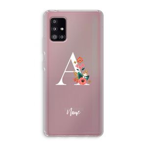 Pink Bouquet: Samsung Galaxy A51 5G Transparant Hoesje