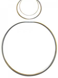 Lichtwesen Collier bicolor 9ER 50cm