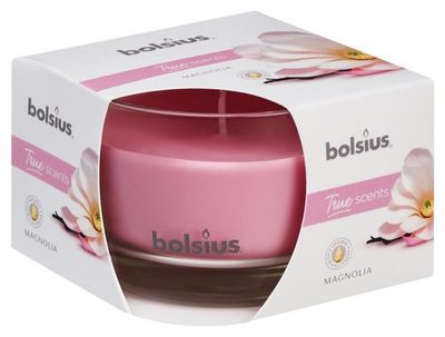 Bolsius True Scents geurglas 63/90 magnolia (1 st)