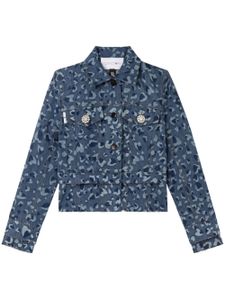 AZ FACTORY veste en jean Lulu à imprimé cœur - Bleu