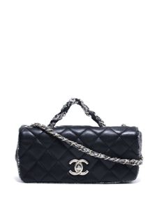 CHANEL Pre-Owned sac porté épaule à matelassage losanges (2010-2011) - Noir