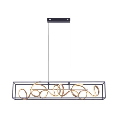 Paul Neuhaus Zwart gouden hanglampSelina - 2416-18