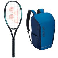 YONEX EZONE 100 300 GR. + BACKPACK BLAUW - thumbnail